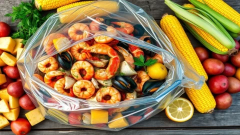 Seafood Boil In A Bag