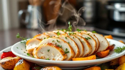 Oven Baked Thin Sliced Chicken Breasts