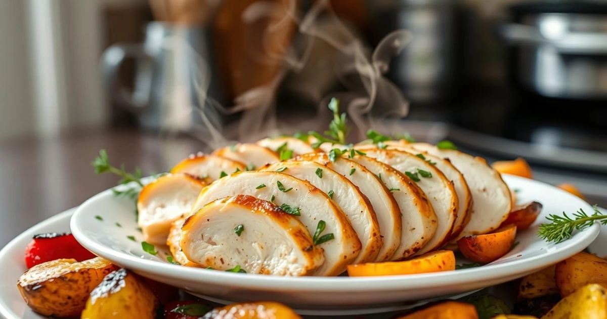 Oven Baked Thin Sliced Chicken Breasts