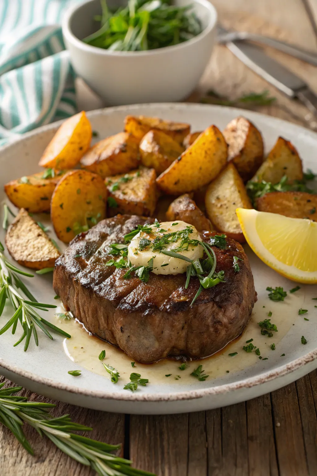 beef steak and potatoes recipe